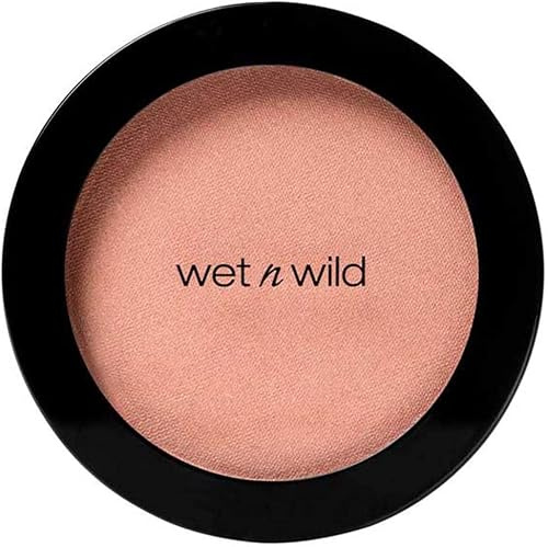W n Wild, Color Icon Blush, Pinch Me Pink. 1111557E Buildable Sheer to Bold Blush, with Velvety-soft Pressed Powder Formula, for a Healthy-looking Flush of Silky Smooth Color, Vegan,
