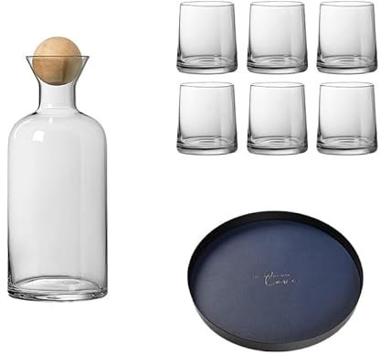 GRFIT Brocca Acqua Bollitore Freddo in Vetro Set bollitore Bianco Freddo Soggiorno Bottiglia d'Acqua Creativa bollitore for Il Ghiaccio Utensili for l'acqua Domestica Caraffa Acqua (Color : C)