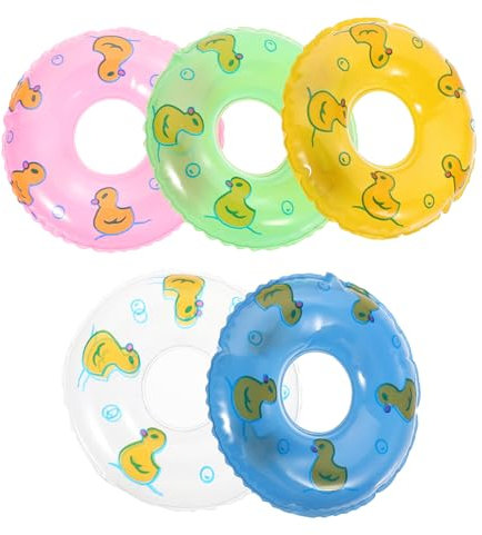 KONTONTY Set Mit 5 Farbenfrohen Mini-schwimmringen Als Dekoration Für Ihr Zuhause.