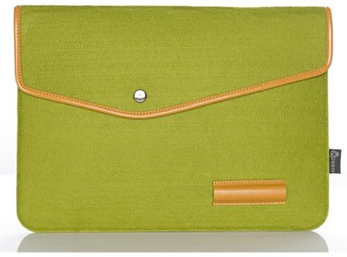 14-inch Felt Laptop Bag Protective Ultra Slim Business Carrying Sleeve Case Envelope Bag, Compatible with Apple MacBook Pro, Asus Dell HP Microsoft Tablet Notebook Chromebook Ultrabook (Green, 14)