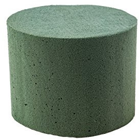 2 x Oasis Ideal Round Cylinder Wet Foam for Florist Floral Craft Flowers Floristry Designs & Displays