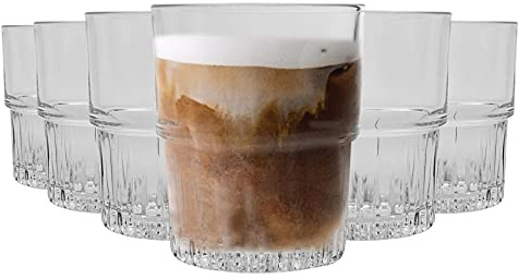 Duralex Verres è Boire empilables empilables - Gobelets de 160 ML pour Eau, jus - Paquet de 12
