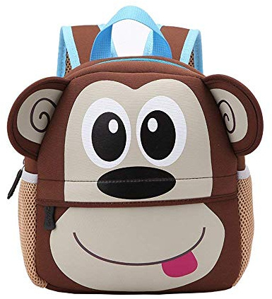Geanmoki Kid Backpack, Baby Boys Girls Toddler Pre School Backpack Children Backpacks Bags (monkey)