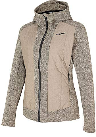 Ziener W Jisa Beige, Damen Primaloft Isolationsjacke, Größe 38 - Farbe Coco