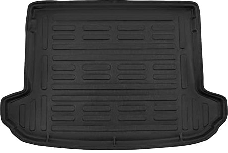 J&J AUTOMOTIVE | Tapis De Coffre sur Mesure pour Sportage QL 2016-2021 Noir Antidérapant Bord Haut Toutes Saisons Adapté Animaux de Compagnie