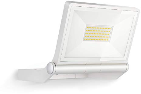 Steinel LED-Außenstrahler XLED ONE XL Weiß, 42,6 W Flutlicht, 4200 lm, Aluminium, für Zufahrt, Hof und Garten, 065232