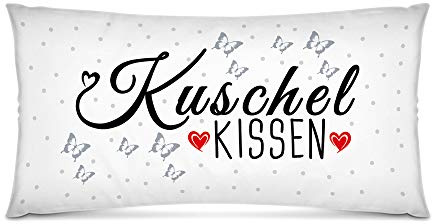Print Royal XXL-Deko-Kissen mit Spruch Kuschelkissen - 80 x 40 cm/Geschenk-Idee/Wohnen/Dekoration/Familie/Kopf-Kissen - inkl. Kissenfüllung