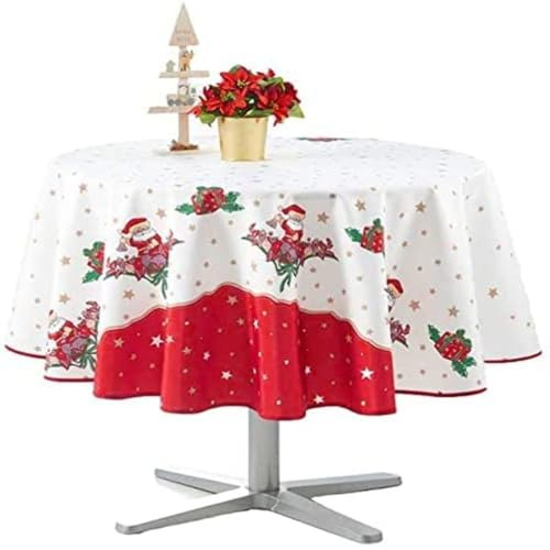 Tischdecke Weihnachtsmann 160 cm