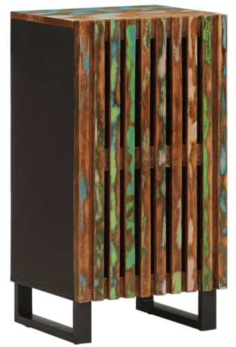 BOWEKAM Möbel, Schränke und Aufbewahrung, Aufbewahrungsschränke und Schließfächer, Sideboard 40 x 34 x 75 cm, Massivholz, Akazie