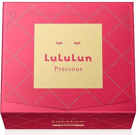 Lululun 32EA Anti Aging Face Mask for Women, Daily Face Masks Skincare & Moisturizing FACE MASK with Rice Extract& Honey, Collagen Face Mask Sheet & Facial Mask & Sheet Mask from Japan PRECIOUS MOIST