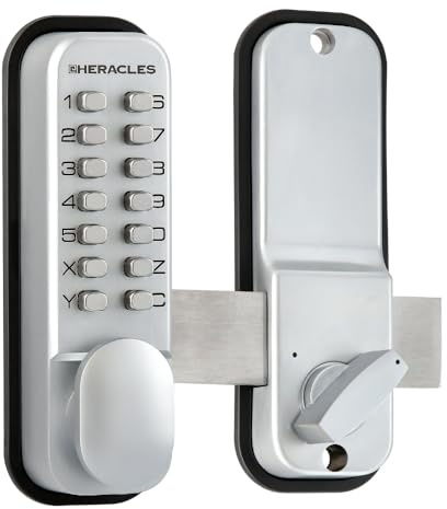Verrou à code mécanique HCODE en applique pêne dormant réversible - HERACLES - HCODE-A