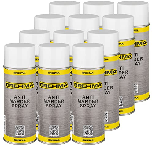 BREHMA 24x Antimarderspray Marderschreck Marder Spray Marderabwehr 400ml mit Griff
