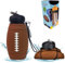 CODiLLO Borraccia, Gourde pour Enfants Pliable en Silicone Sans BPA, Idée Cadeau (600 ml, Rugby)