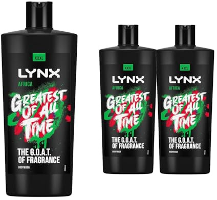 Lynx Shower Gel 12 Hours of Long Lasting Refreshing Fragrance Body Wash with Plant-Based Moisturisers for Men XXXL Size Body Cleanser for Naturally Soft Skin, 700ml (Africa, Buy 3)