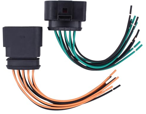 Scheinwerfer Stecker Lampe Anschluss Kabelbaum Adapter Hauptscheinwerfer Kabel Buchse Reparatursatz für Passat B5 Golf 4 Golf 5 Plus Golf 6 Caddy New Beetle 9C Bo-ra Je-tta Eos Fox Superb 3T Roomster