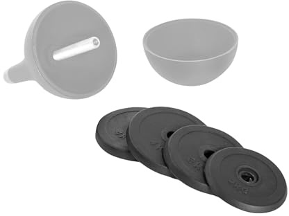 Verstellbares Kettlebell Set Expansion Kit [Glocken aus Stahl] Kugelhantel Gewichtsset, Stahlgehäuse, intern beladen für Ganzkörpertraining, 13 kg