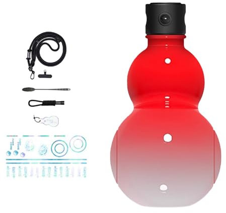 Kürbisflaschen,Kürbiswasserflasche,Outdoor-Sport-Trinkflasche | Tragbare Outdoor-Wasserflasche mit Deckel, Sportkürbisflasche, Chinesisches -Ornament Feng Shui H