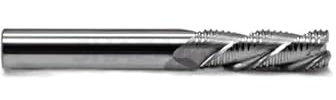 1 Stück Schrupp-Aluminium-Fräser Legierungsbeschichtung Wolframstahl-Werkzeug CNC-Bearbeitung 3-Blatt-Schaftfräser for CNC-Maschinenschneiden(8MMx8Dx20Cx60L)