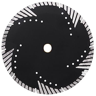 Disques de coupe, 1 pièce 180 mm Lame de scie turbo diamantée pressée à chaud avec dents de protection inclinées Disque de coupe diamanté 7 for pierre béton