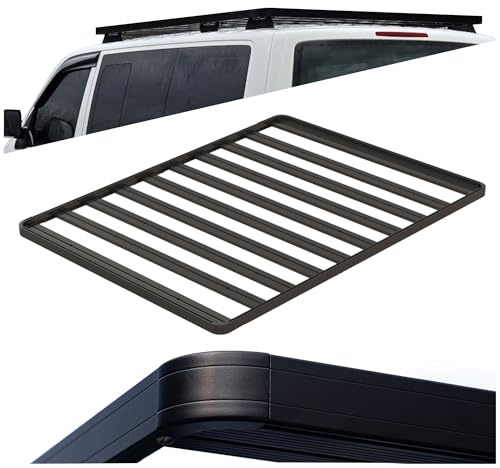 CHROMEMASTER Dachkorb Auto; Dachgepäckträger zur Beförderung von Zusätzlicher Ladung Kompatibel mit Toyota Land Cruiser Prado 2009-2024 | Die Dachplattform ist EIN Praktischer Dachträger