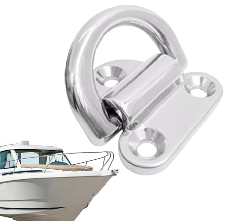 Celuicion Grillo - Anello A D In Acciaio Per Catena Pieghevole,Attrezzature Da Ponte Per Sollevamento Esterno E Vela Marina Principianti