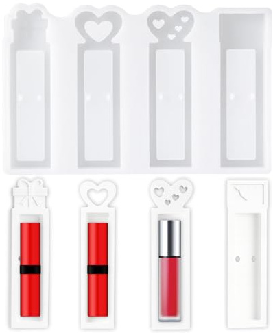 Silikonformen Gießformen, 1 Stück Halbtransparente Weiße Silikonform Für Geldgeschenke, DIY Handwerk, gießformen gips, Valentinstag Geschenkbox, Schokoladenständer Gips Gießformen