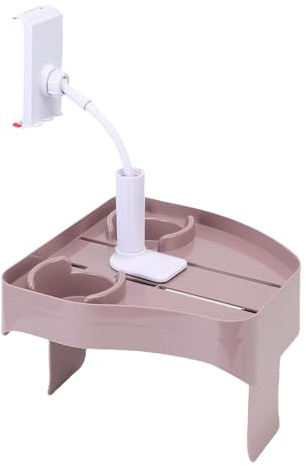 Haofy Plateau de Table pour Spa, ABS étanche, Conception 3 en 1 avec Porte-gobelet et Support de Téléphone, Idéal pour une Utilisation au Bord de la Piscine du Spa