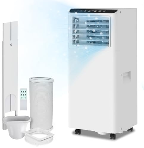 Climatizador portátil, aire acondicionado Clima Mobile 7000BTU, función de refrigeración, ventilación y deshumidificación, 2 velocidades, temporizador, 24 mandos a distancia, R290, sin unidad externa