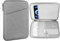 MoKo 9-11 Zoll Tablet Sleeve Tasche, Passend für 11inch iPad Air M3, iPad A16 2025, Pro 11 M4, iPad 10/9/8/7th, Galaxy Tab S9/S8/A8/A7, Schutztasche mit Tasche, Hell Grau