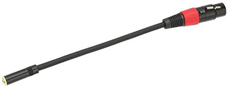 3,5-mm-zu-XLR-Buchsenkabel, Professionelle XLR-Buchse, -Klinke, Mikrofon-Konverterkabel für Kamera-Computer (Caron weiblich bis 3,5 weiblich 0,2m)