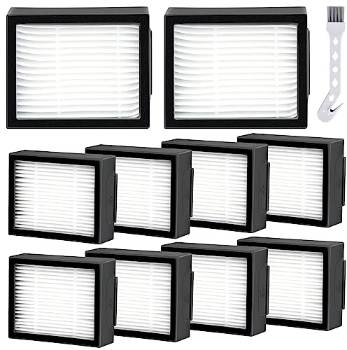 Artraise 10 Stück HEPA-Ersatzfilter Filter Kompatibel mit iRobot i-Robot Roomba i7 i7 + i3 i3 + i2 i2 i1 i1 + i4 i6 i6 + i8 i8 + E5 E6 E7 I & J & E Serie Roboter-Staubsauger Ersatzteile