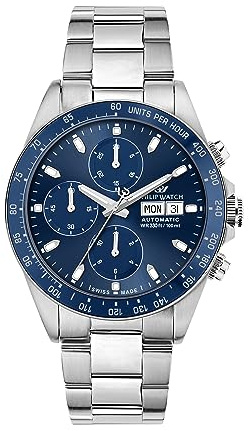 Philip Watch Caribe Sport Orologio Uomo, Automatico, Cronografo, Analogico - R8243607008