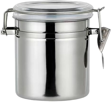 Generic Boîte à Grains de Café En Acier Inoxydable avec Joint Hermétique, 700 ml