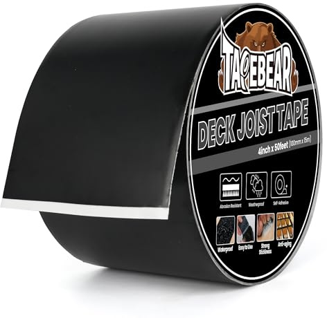TAPEBEAR Cinta de Butilo Impermeable Autoadhesiva 100mmx15m, Cinta de Butilo