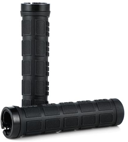 ZCYLPT Bike Handlebar Grips,Professional Mountain Bicycle Grips with Aluminum Lock Non-Slip Rubber Handle Grip for Bicycle MTB Cycling (061)