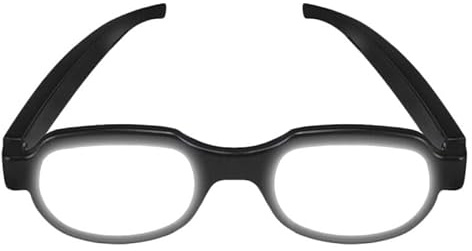 WRITWAA Led-leuchtbrille Mit Usb-ladeoption Beleuchtete Brille Im Cartoon-stil Kreative Leuchtende Brille Für Partys Cosplay Und Fotografie Hochwertiges Material Langlebig Und Tragbar Für