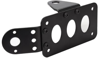 Lizenz Kennzeichen Für H&Arley Achse Seite Montieren Roller Moped Lizenz Halter Platte Motorrad Anzahl Platte Hinten Rücklicht Halterung