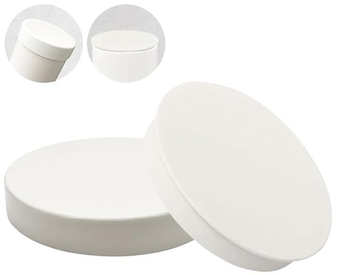 FHBHJNATC 4 Pièces Capuchon D'Égout, Bouchon de Tuyau en Pvc, Drainage Tube Closing Plug, Bouchons Extérieurs et Intérieurs pour les Couvercles des Tuyaux de Vidange et D'aération (75)