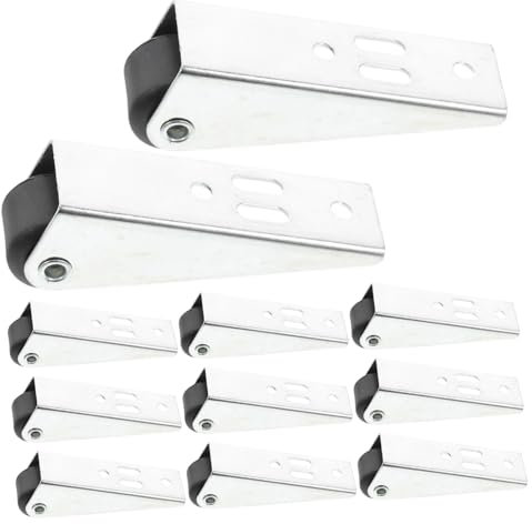 Amosfun 12pezzi Ruote Per Porte Scorrevoli Funzione Silenziosa Pulegge Per Guide Porte Scorrevoli Rulli Per Da e Ferramenta Per Armadi Adatte Sia Per Binari Circolari Che Verticali