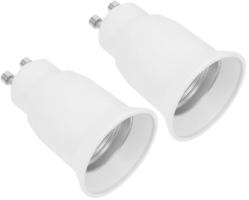 LIFKOME Adaptateur Connexion Sécurisée de Douille Lampe G9 vers E27 en Plastique Blanc, Résistant Haute Température pour Maisons et Autres Installations