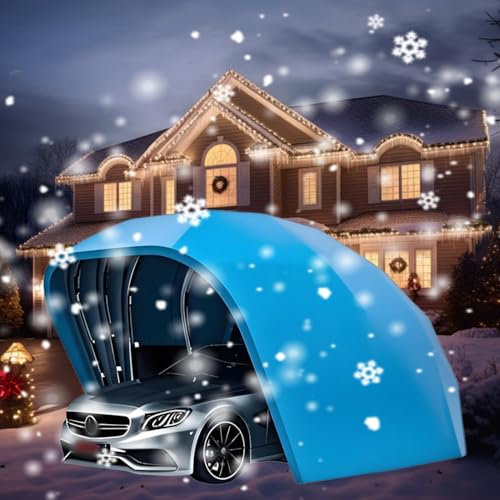 Tente de voiture robuste, abri de voiture hydraulique télescopique pliable en acier inoxydable, abri de voiture haut de gamme entièrement fermé pour jardin, cour,Fullyautomatic,5.5*2.5*2.3m