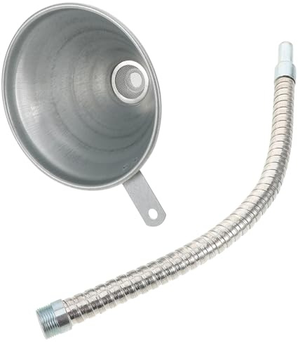DINHEAROM Imbuto in Ferro Flessibile Per Olio Carburante e Trasmissione, Piccolo Kit Imbuto Automobilistico Tubo Per Rifornimento Facile e Rapido, Adatto Per Officina e Veicoli