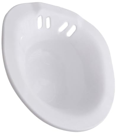 GARVALON Sitzbad Kunststoff mit Überlaufloch Hygienisches Postpartum Pflegewaschbecken Passend für Toilettensitz Ergonomisch Wandhängend Geruchsneutral Leicht zu Reinigen Geeignet für