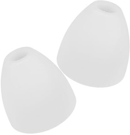 ARTIBETTER Pantallas de Lámpara de Cristal Esmerilado E27 2 Unidades Repuesto para Lámpara Colgante Techo Pantalla Decorativa de Cristal Bordes Redondeados Uso Iluminación Doméstica