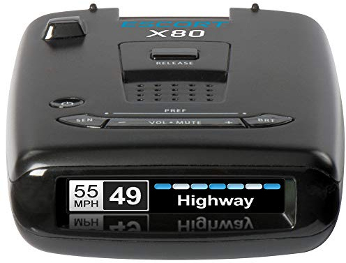 Escort 0100018-4 Escort X80 Radar Detector, Black