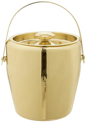 Bloomingville Eiskübel aus Edelstahl in der Farbe Gold, 20x19 cm, 97306998