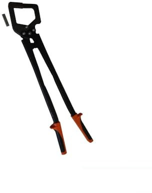 Mondelin - Pince à Sertir pour montant dos à dos avec aimant – Outil Professionnel Plaquiste, Fixation Plaques BA13, Capacité 1+1 mm