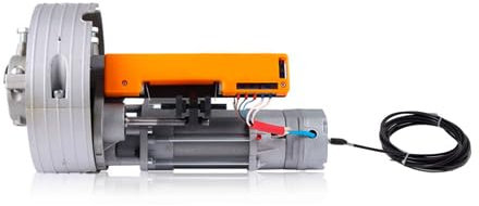Motor de cierre enrollable VDS Tondo 180K con electrofreno para persianas enrollables y cierres metalicos enrollables hasta 180kg de peso, para automatiza puertas de garaje o persianas comerciales