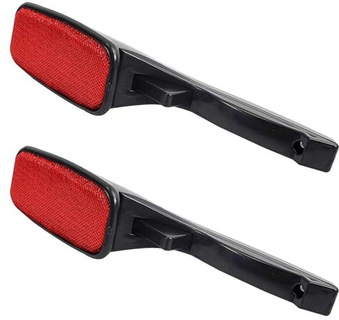 Bamyli 2PCS Lint Magic Brush, lint brush for clothes, Lint Roller Rotary Anti-static Sticky Brush, clothes brush for pet hair, Curtain Blanket And Couch Self Cleaning Garment Brushes