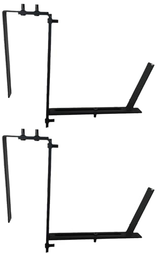 Pflanzkastenhalterungen, verstellbar, robuste Wandhalterung, Blumenkastenhalter, 40,8 kg Kapazität, Blumenkasten-Halterungen für Geländer, robuste Eisen-Blumenkasten-Wandbefestigungshaken